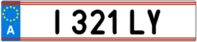 Truck License Plate